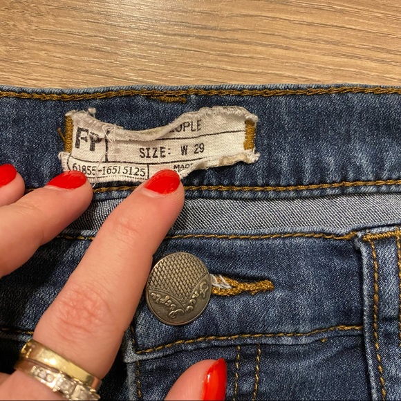 Free People High Waisted Skinny Jeans - Picture 3 of 3